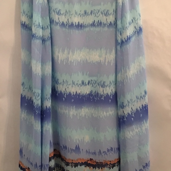 CATO Maxi chiffon over Skirt Plus Size 24 Zipper - Picture 3 of 7